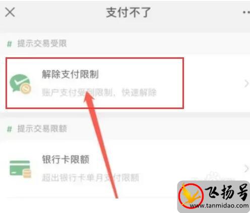 微信支付限额怎么解除（教你2种解除微信支付限额的方法）-第1张图片-飞扬号
