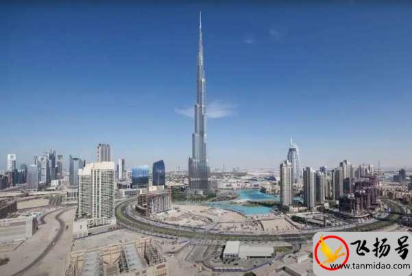 世界上最高的楼：迪拜哈利法塔（162层828米）-第1张图片-飞扬号